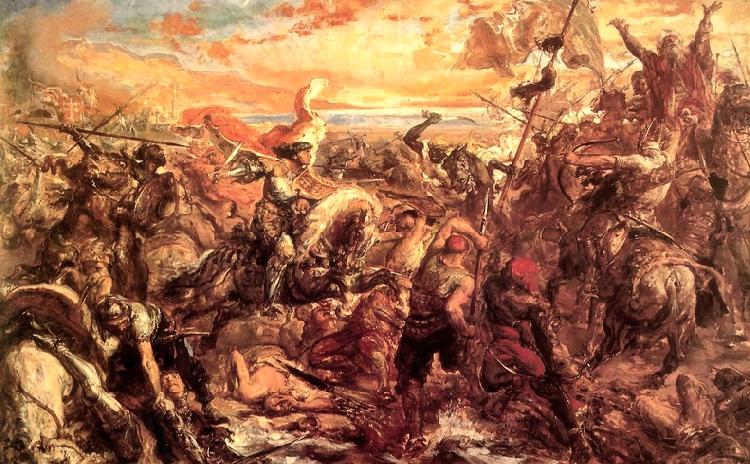 Jan Matejko Battle of Varna oil painting picture